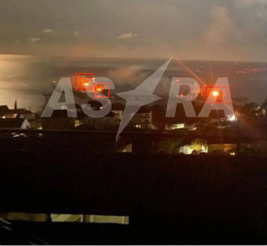 Атакований нафтоналивний причал в Туапсе. Фото Astra