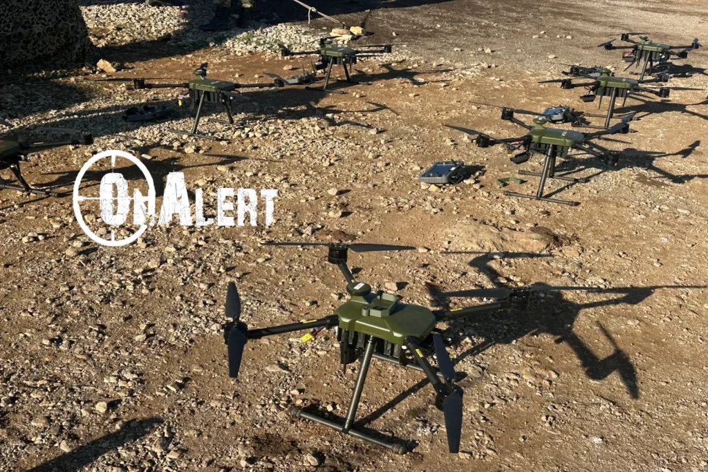 Дрон типу Atlas 204. Фото Костаса Сарікаса OnAlert.gr