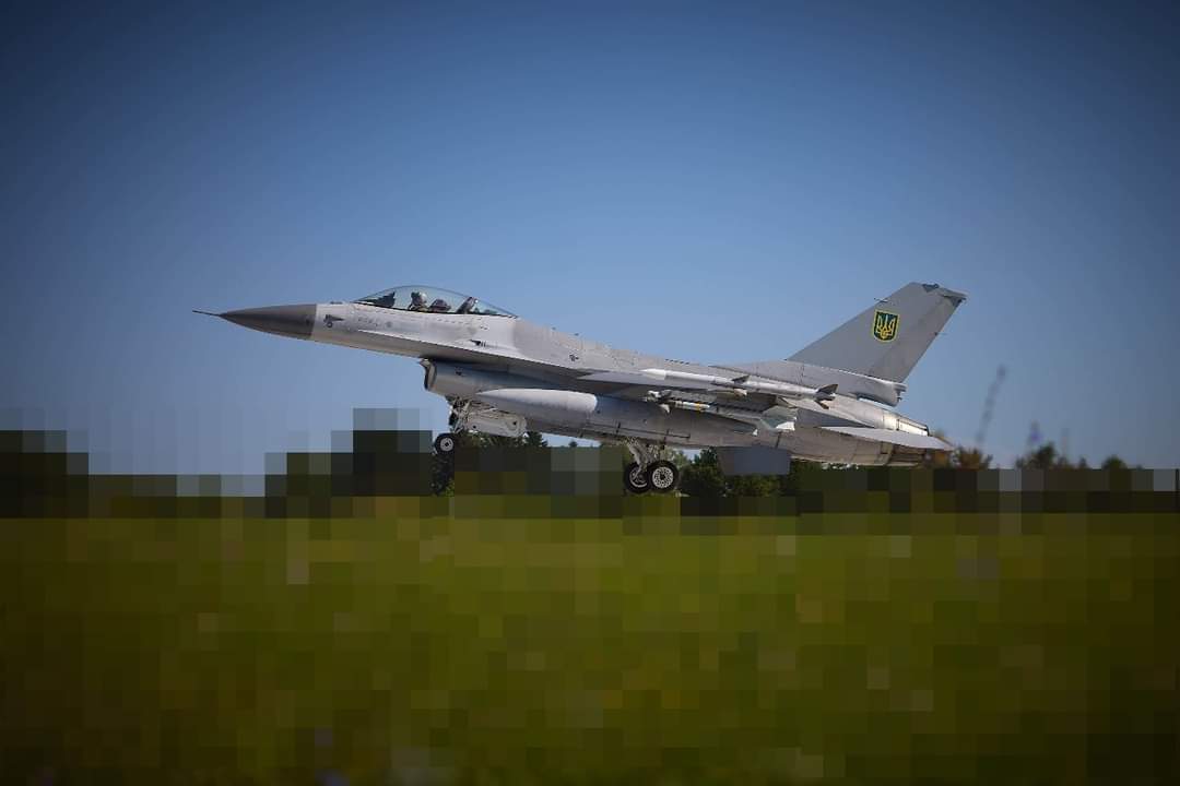 Ukrainian F-16 fighter jet. August 2024. Photo credits: Ukrainian Air Force