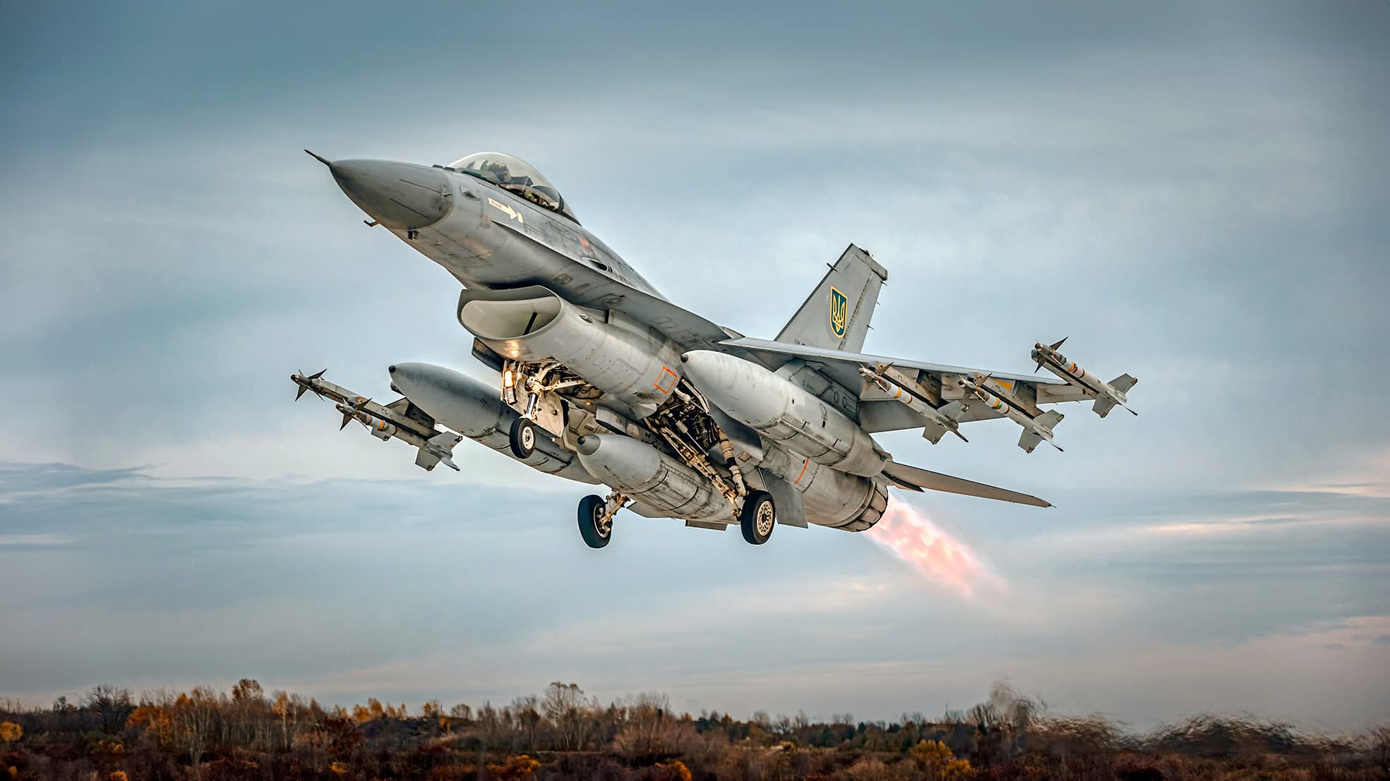 Ukrainian F-16s Have Intercepted Over 1,300 Missiles and Drones