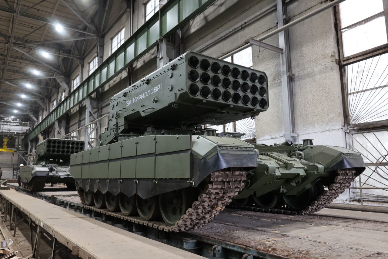 Russian Army Received a Batch of New Solntsepyok Flamethrower Systems