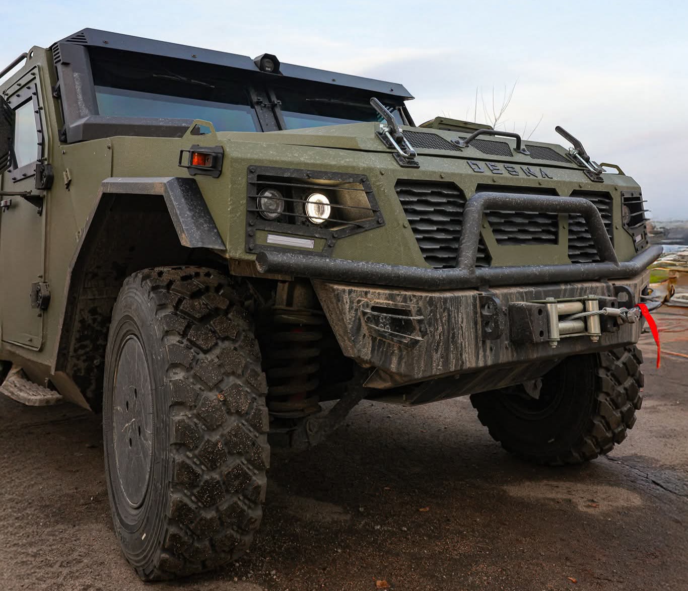 Бронеавтомобіль DESNA. Листопад 2025. Фото: UkrArmoTech