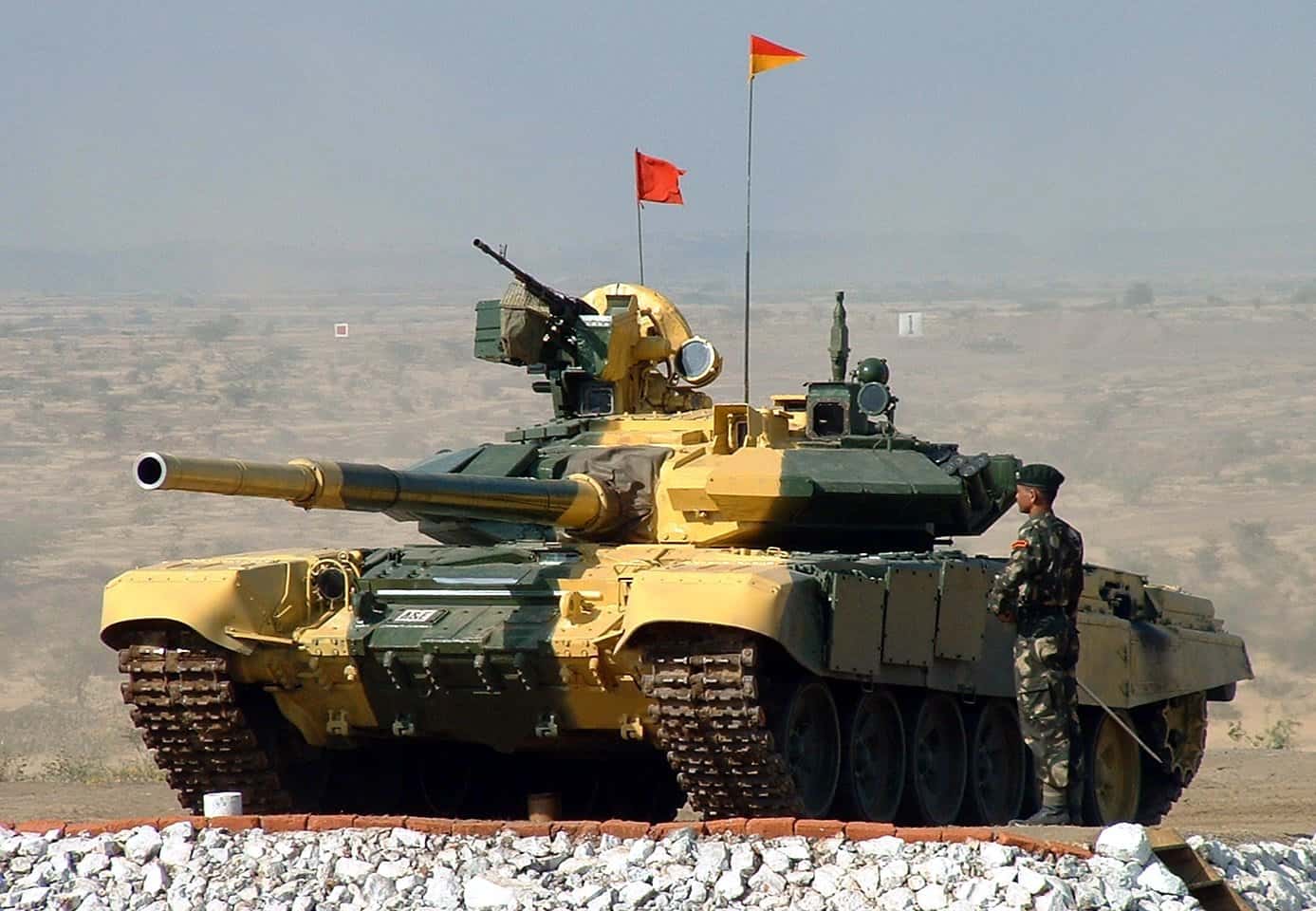 The T-90S (Bhishma) tank of the Indian Army. Photo from open sources
