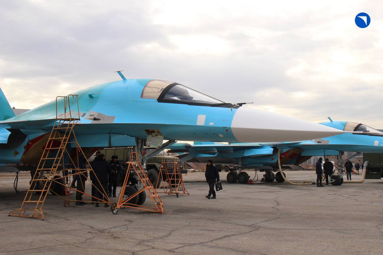 ПКС Росії отримали шосту партію нових бомбардувальників Су-34