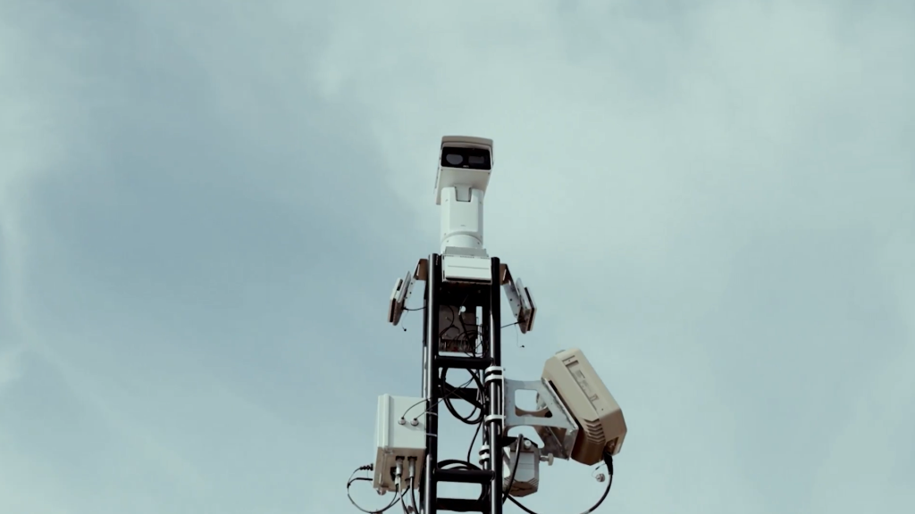 Оптична система та радар системи LAST. Стоп-кадр з відео Delian