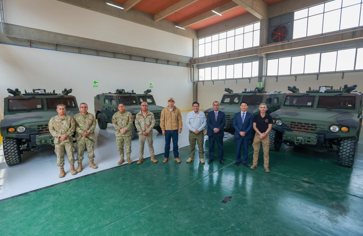 Бронемашини KLTV на заводі FAME S.A.C. у Перу. Листопад 2025. Джерело: Президент Перу Хосе Джері