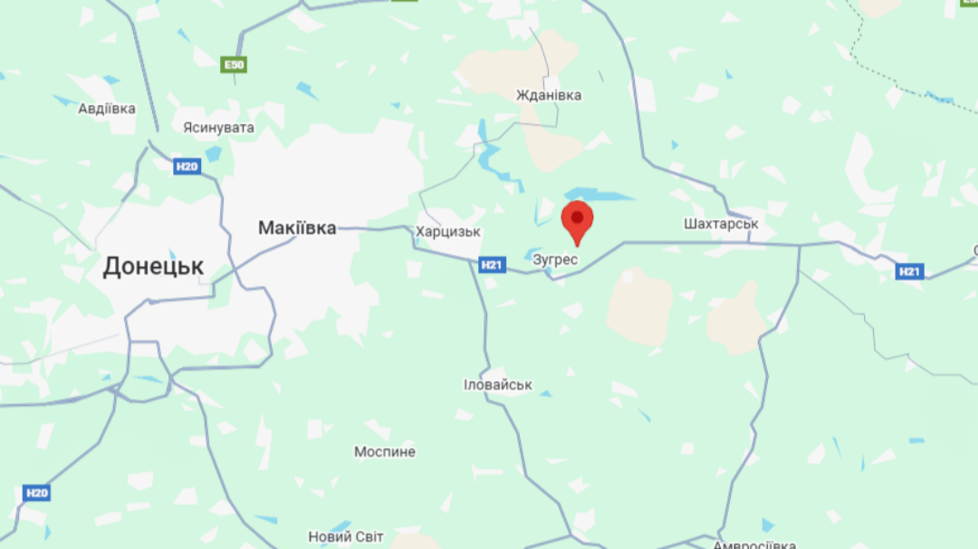 Місцерозташування Зуївської ТЕС