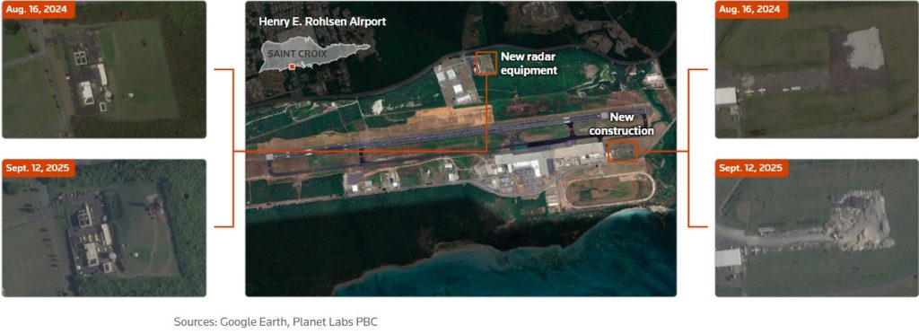 Радіолокаційни пост на острові Сент-Круа. Фото: Reuters