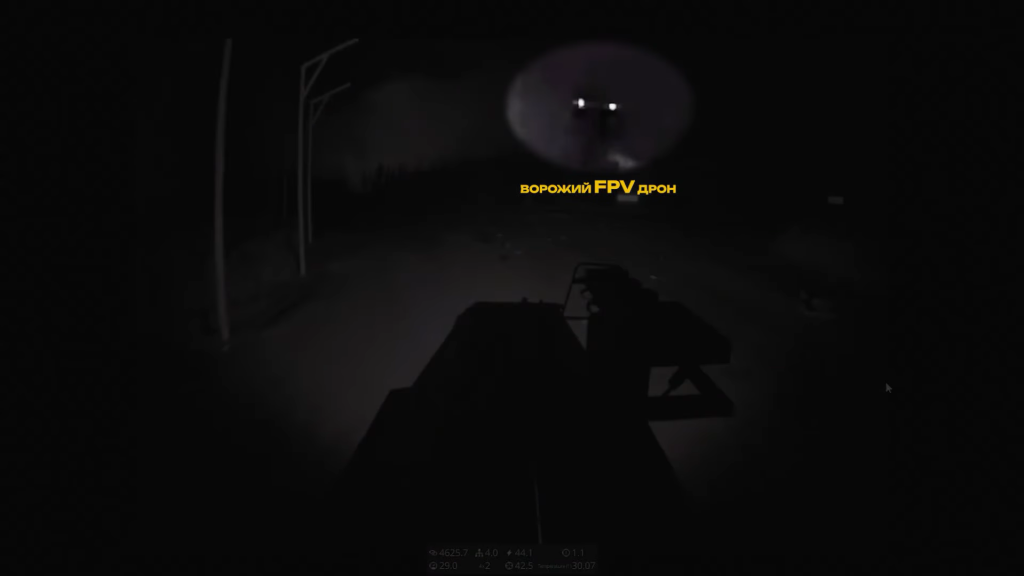 Російський FPV атакакує НРК під час операції Вогник. Стоп-кадр з відео першого медичного батальону