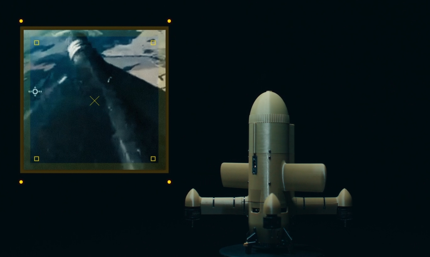 Ukrainian STING interceptor drone and footage from its camera before striking a Shahed drone. Photo credits: Wild Hornets Group