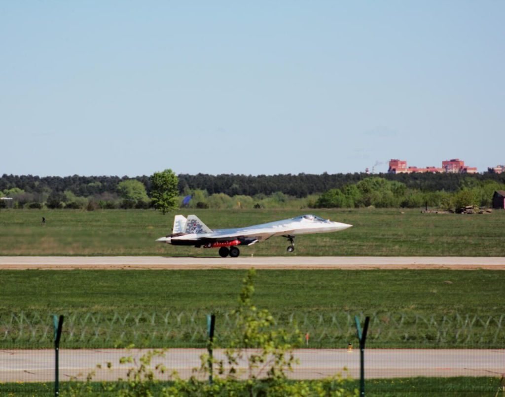Su-57 with S-71K cruise missile. Summer of 2025. Source: George N.