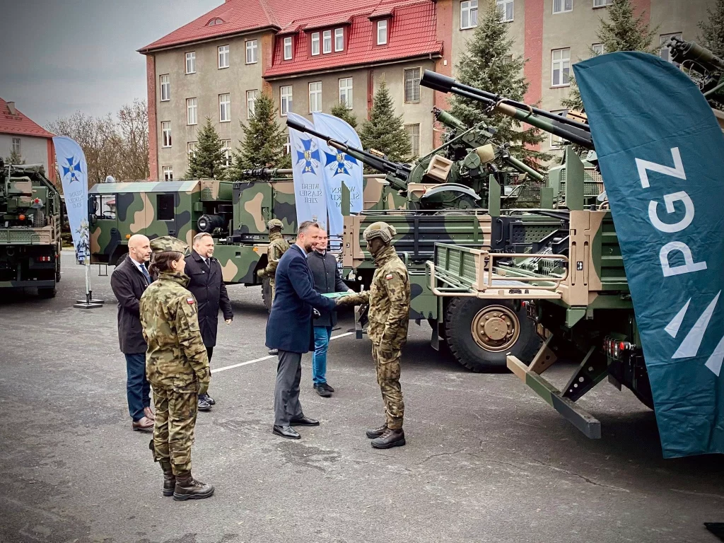 Урочиста передача зенітних ракетно-артилерійських систем Pilica листопад 2025. Фото PZG