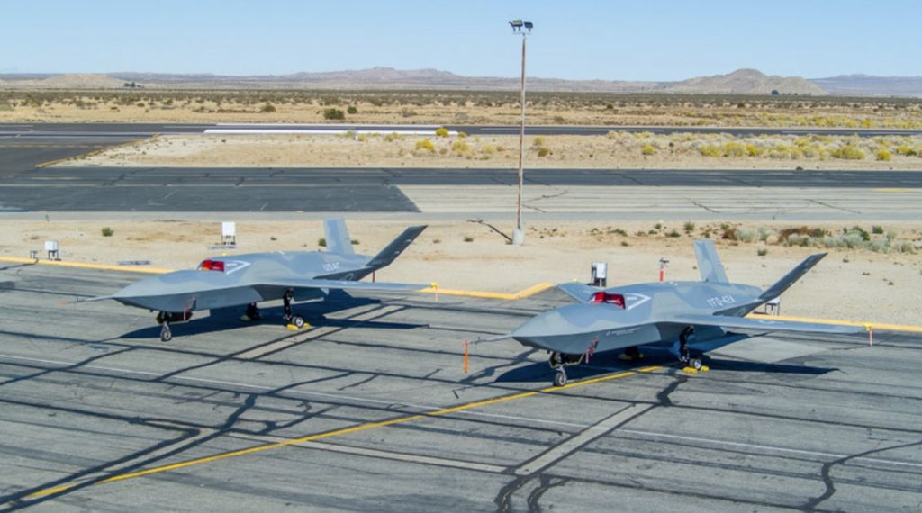 Дрони-винищувачі YFQ-42A. Листопад 2025. США. Джерело: General Atomics