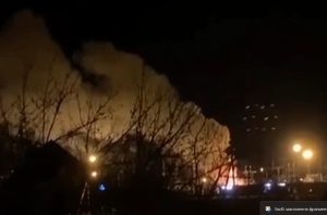 New Blow to Russian Energy Infrastructure: Power Substation Near the Border with Ukraine on Fire