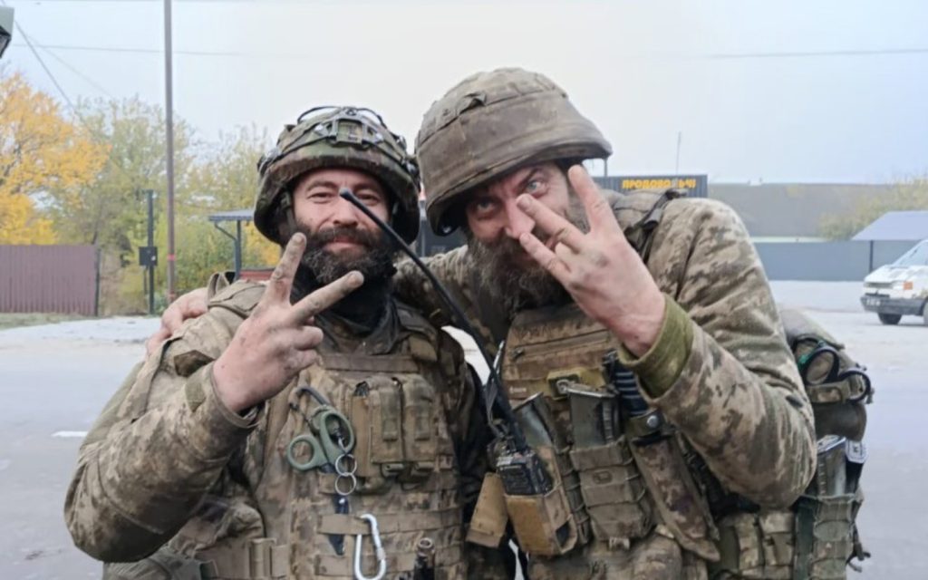 Oleksandr Aliksieienko and Oleksandr Tishaiev. Source: Pavlo Palisa's Facebook page