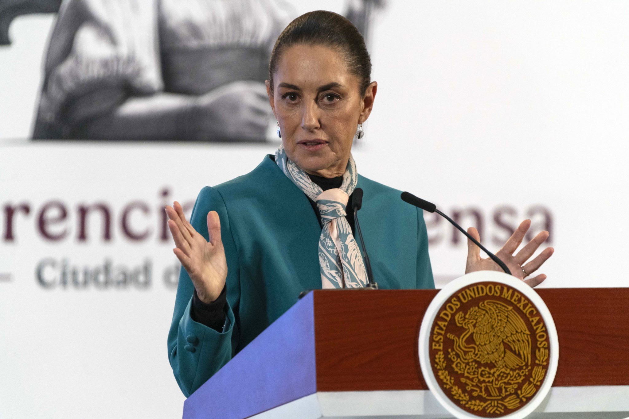 Mexican President Claudia Sheinbaum. Source: Bloomberg/Bloomberg via Getty Images