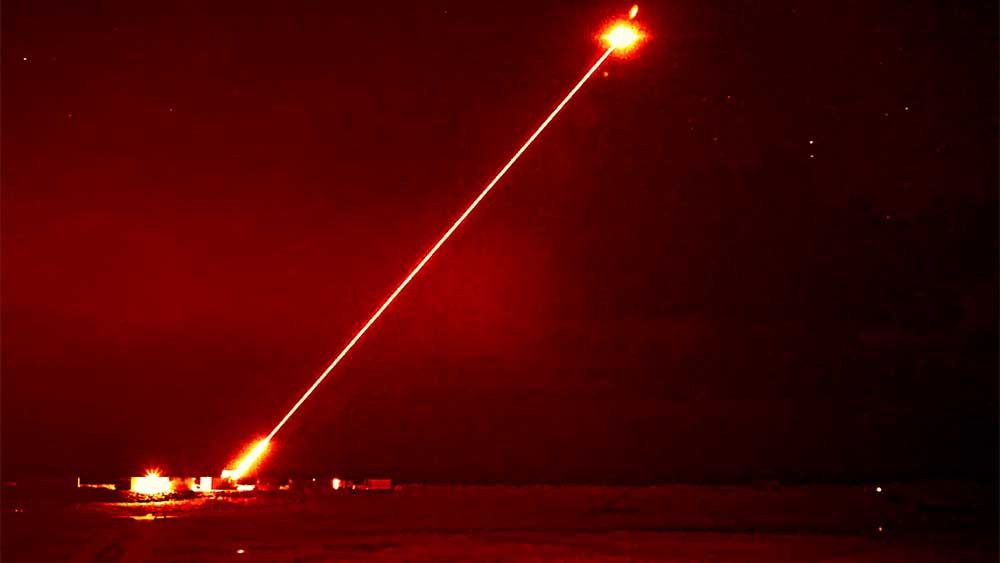 Testing the DragonFire laser system. Photo credits: MoD UK