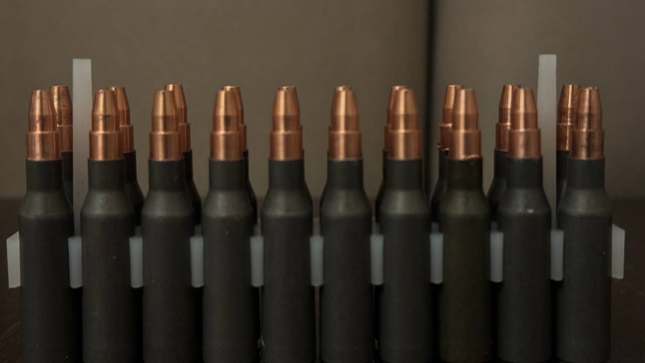 Probable pre-production batch of Russian 5.45×39 mm multi-projectile rounds. Photo credits: Russian media