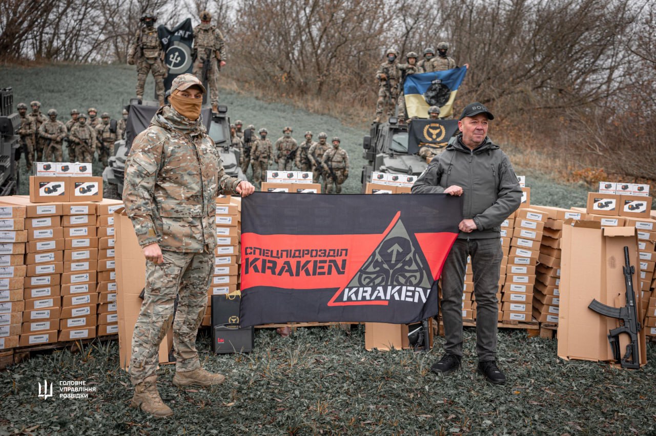 The KRAKEN special unit, which received new rifles from an anonymous Dutch donor. Photo credits: DIU