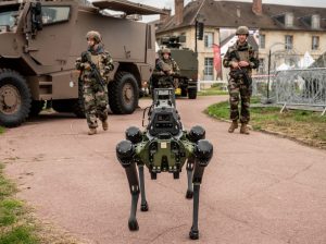 Французька армія залучила до навчань роботів-собак