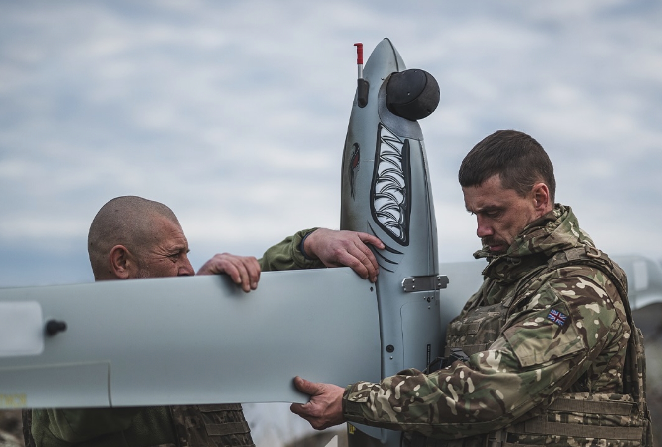 Український розвідувальний дрон. Джерело: 411 окремий полк безпілотних систем «Яструби»