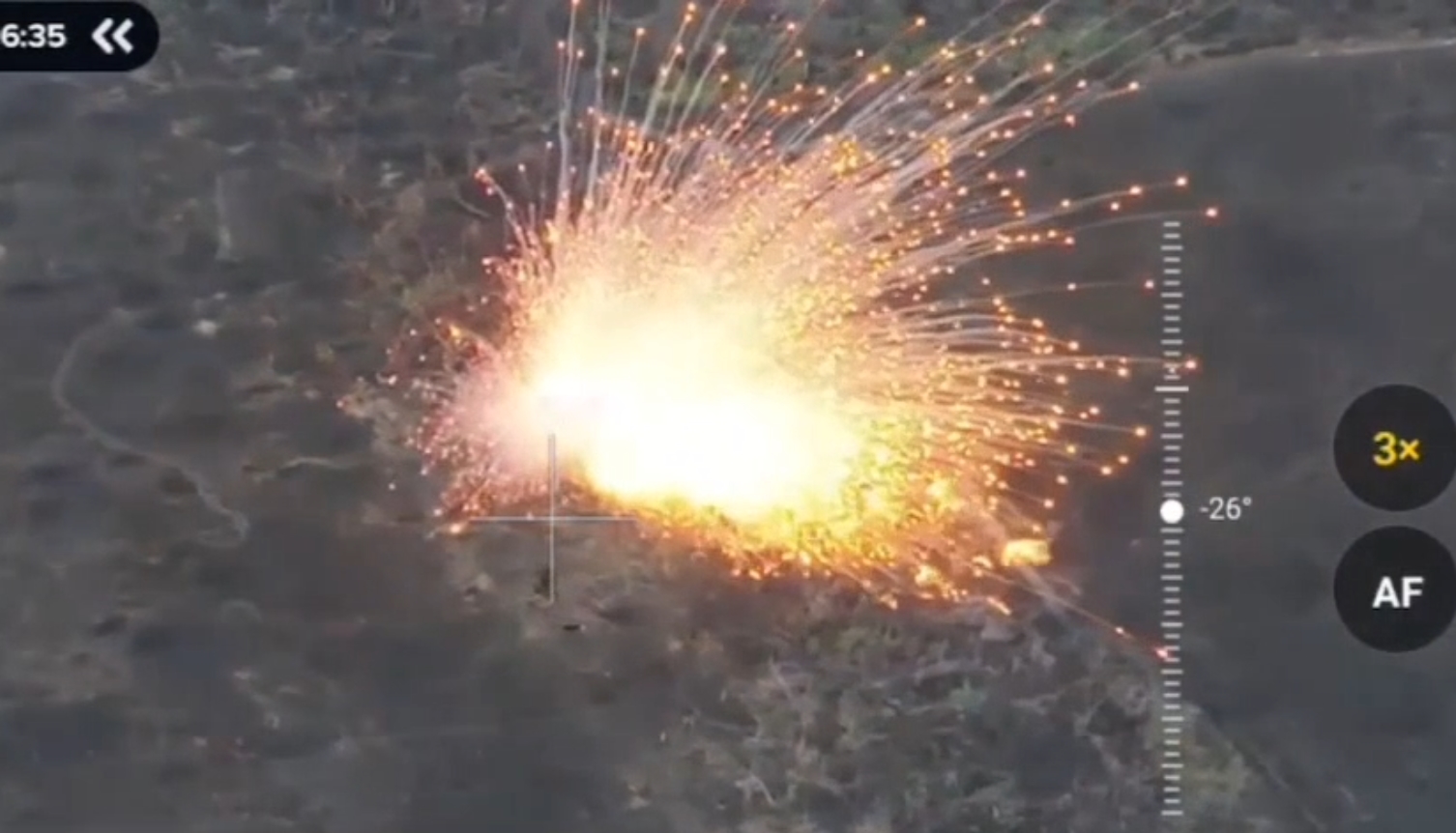 Russia Uses Molniya Drone With Phosphorus Against Ukrainian Forces