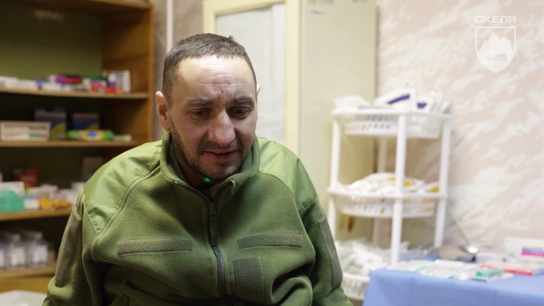 Звільнений з російського полону українських військових 157 ОМБр. Листопад 2025. Джерело: фейсбук сторінка полку "Скеля"