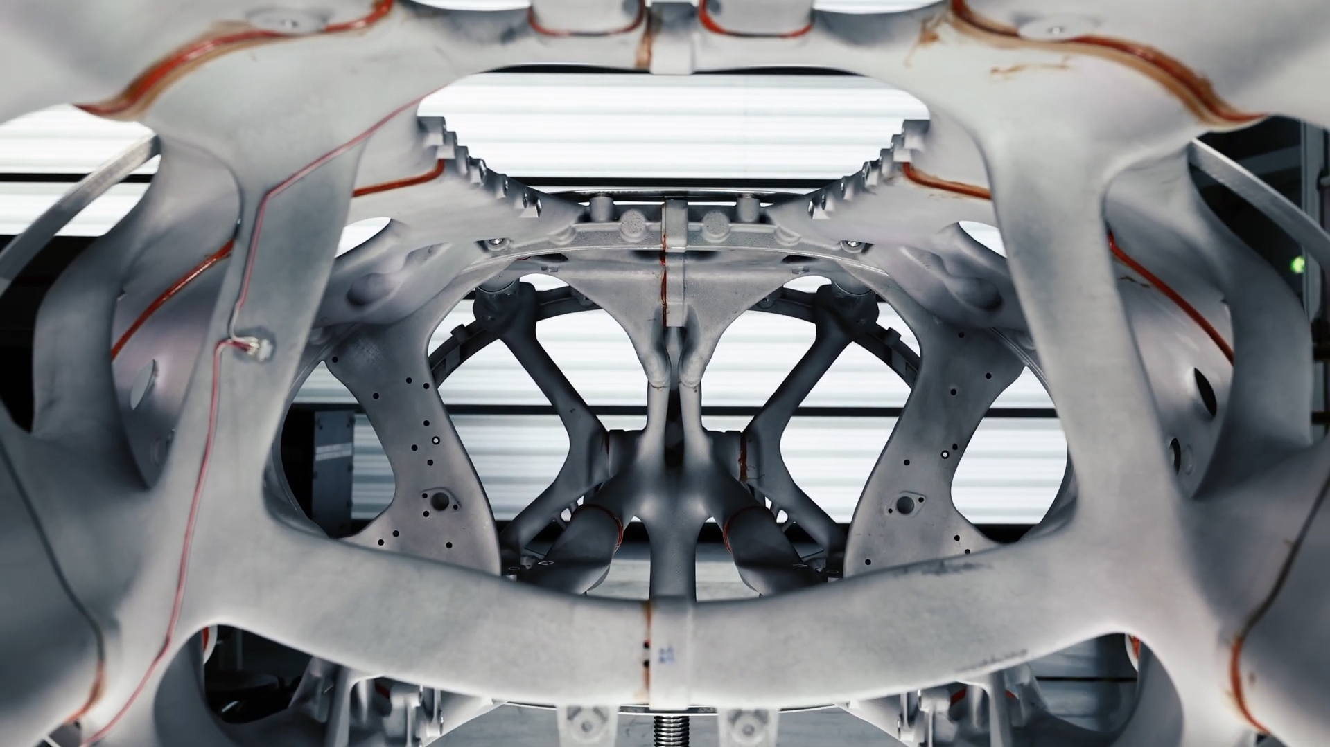 Фюзеляж для дрона, який зробив ШІ через 3D-друк. Джерело: Saab