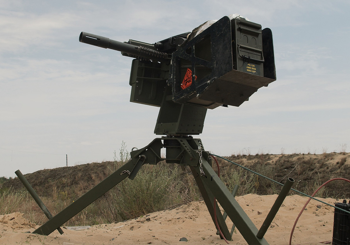 Robotic turret BURYA. Photo credits: Frontline Robotics