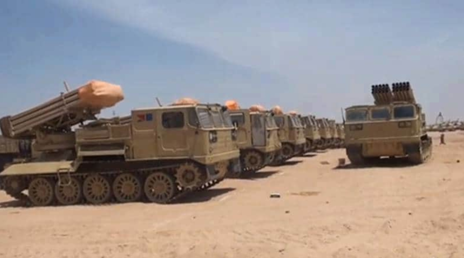 Egyptian 122-mm rocket launchers based on ATC-59G. 2016. Photo credits: tanks-encyclopedia.com