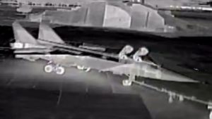 Ukrainian Drone Hits Fully Armed MiG-31 Fighter Jet