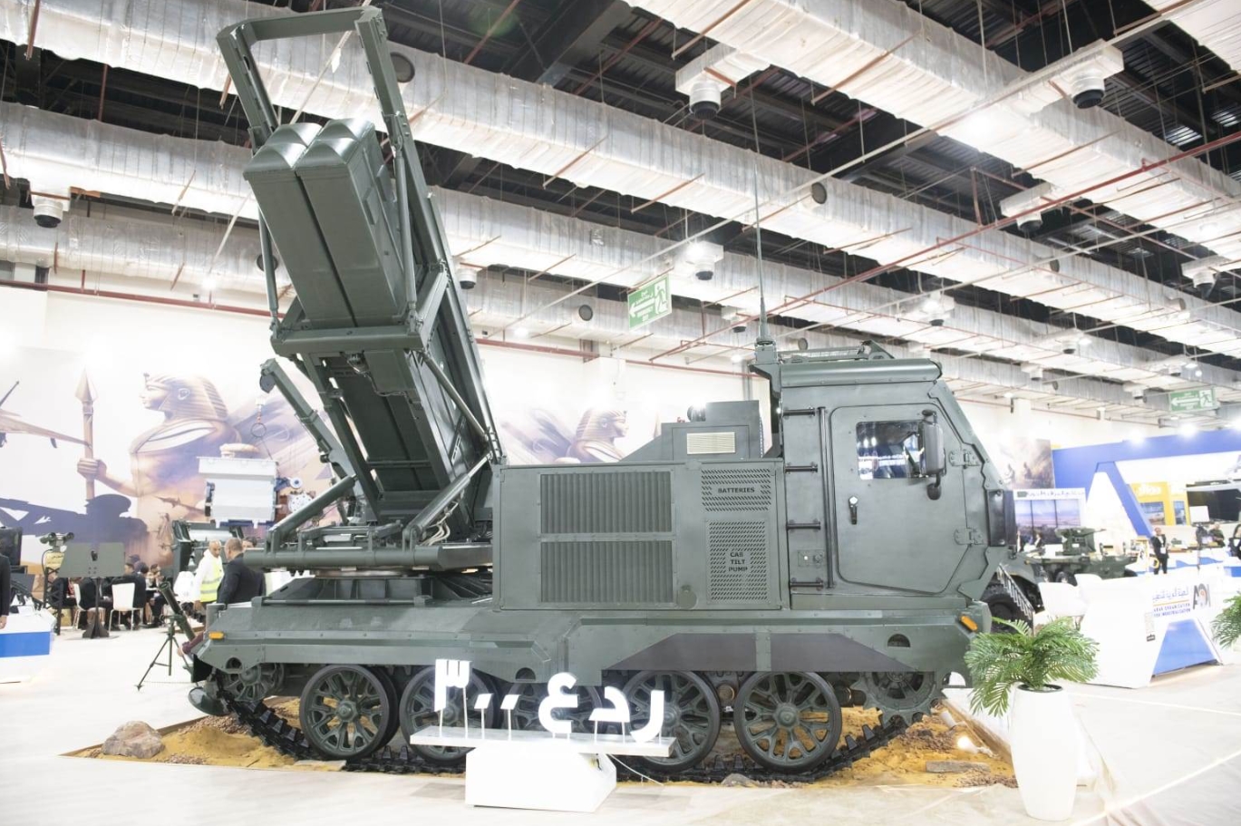The Egyptian Deterrence 300 rocket launcher. 2025. Photo credits: @mahmouedgamal44