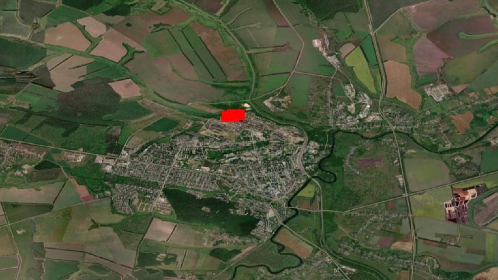 Пожежа на зоводі у місті Єфремов Тульської області РФ. 24 грудня 2025. Джерело: NASA FIRMS