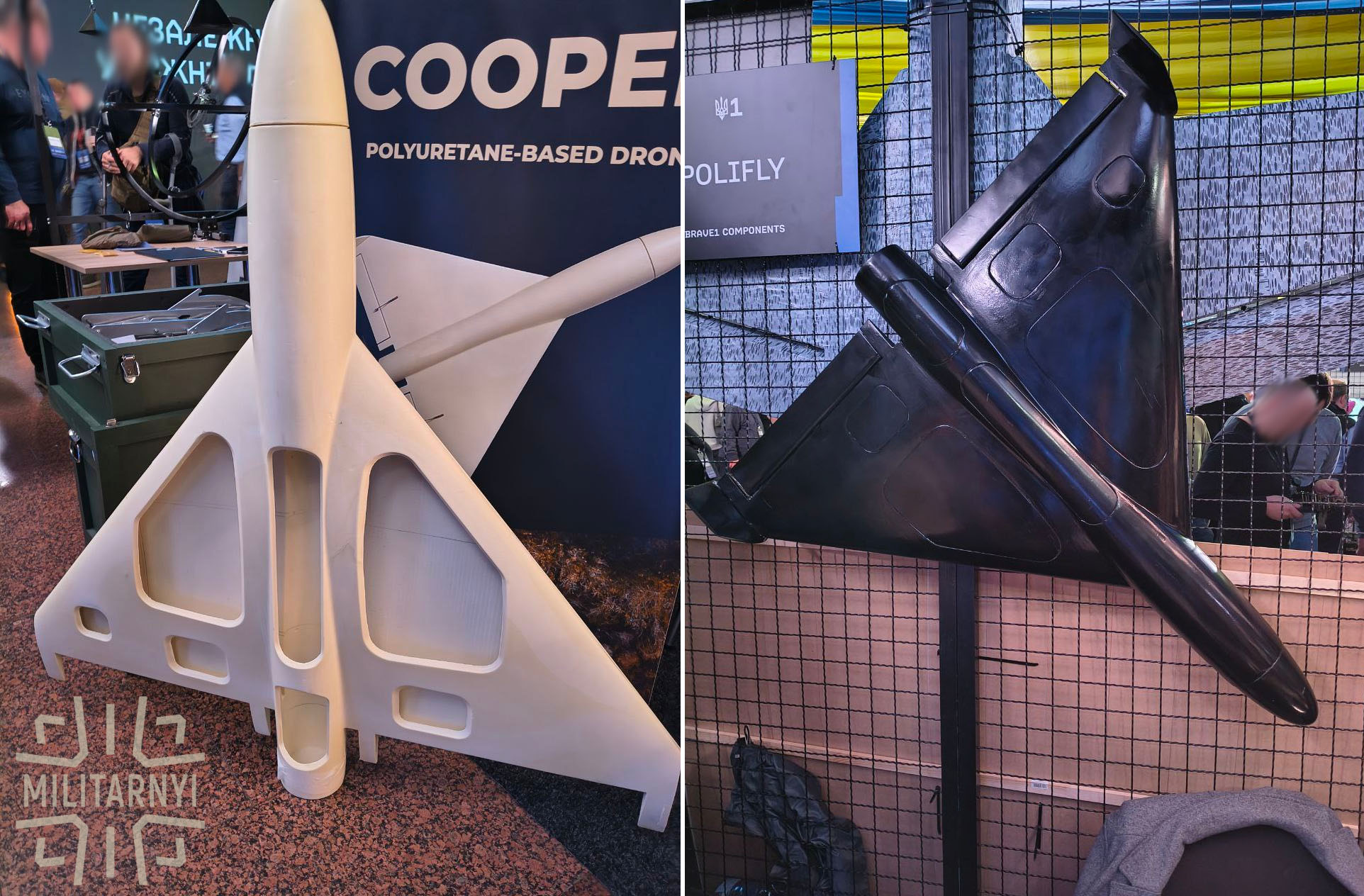 Polyurethane hulls and Cooper drone by POLIFLY. December 2025. Photo credits: Militarnyi