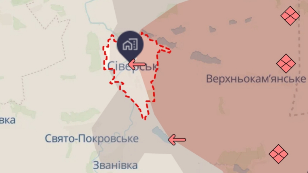 DeepState: Russians Capture Half of Siversk