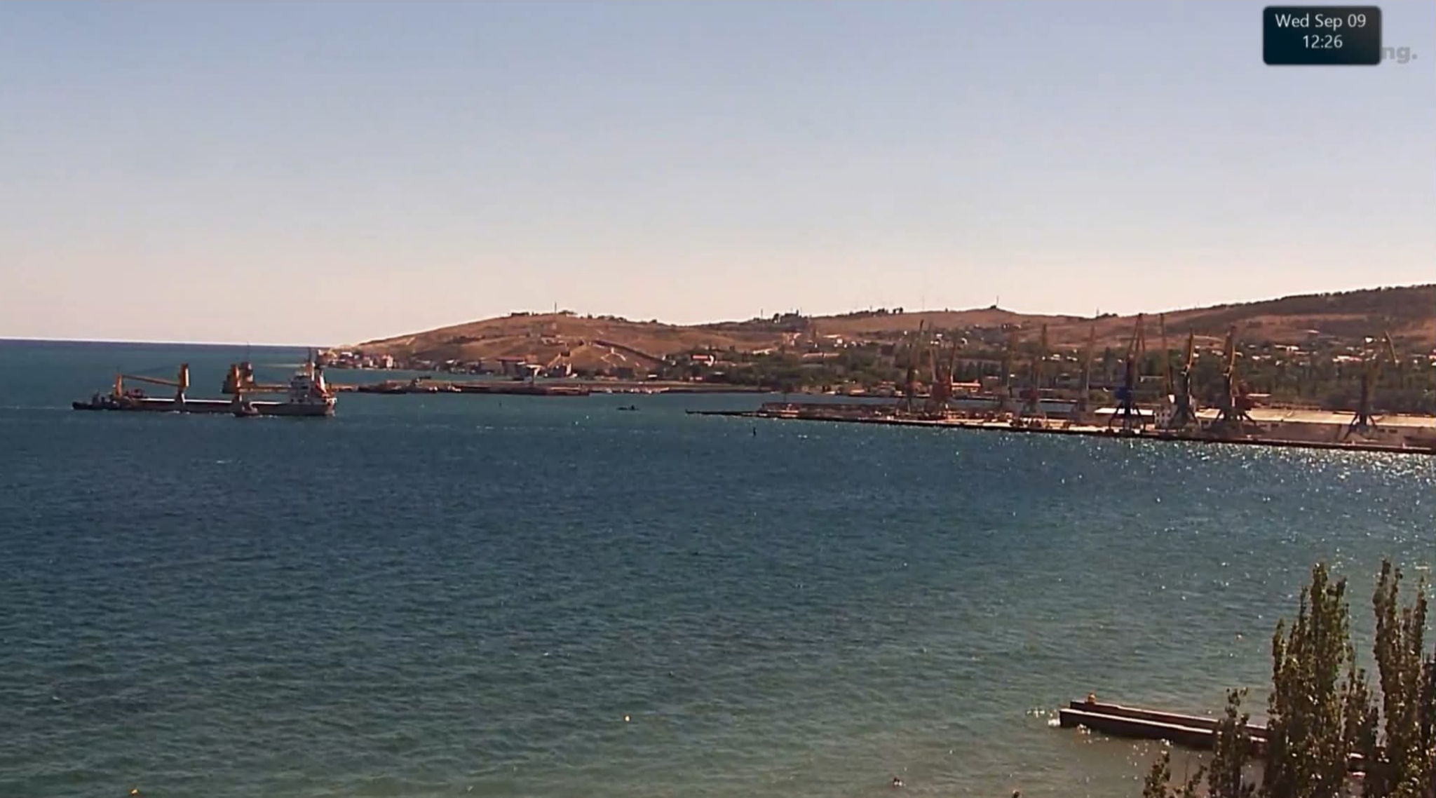 Судно PERESVET 9 вересня 2020 року заходить в окуповану Феодосію для розвантаження партії ільменіту. Джерело: Катерина Яресько