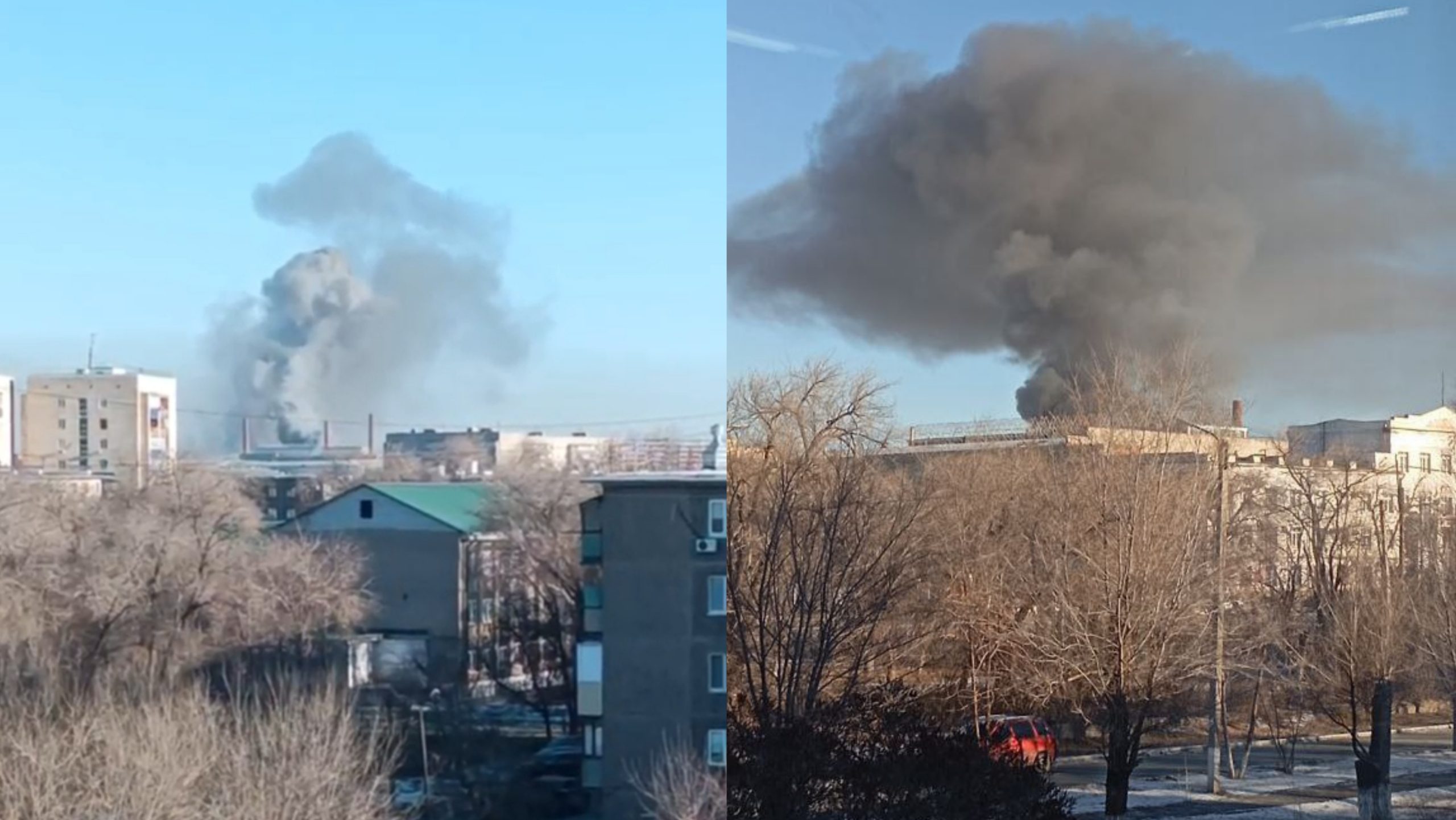Factory that Produces over 50% of Russia’s Artillery Shells on Fire in Orsk