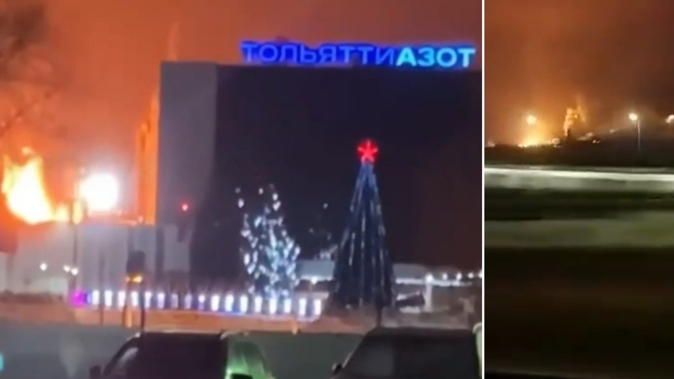 В Росії горить хімзавод «Тольяттиазот» внаслідок удару дронів