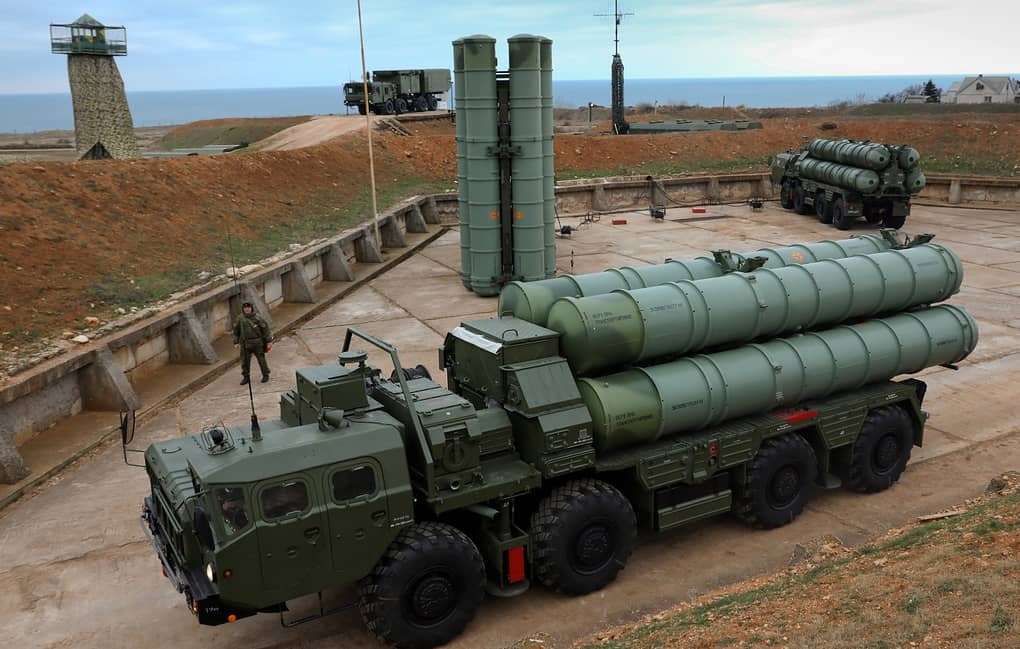 S-400 missile launchers. Photo from the media