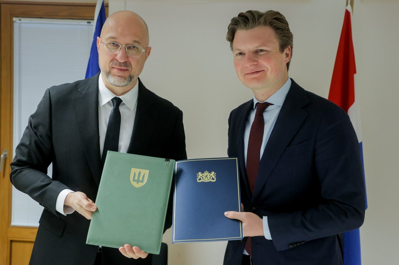 Denys Shmyhal with Ruben Brekelmans. Source: Ministry of Defence of Ukraine