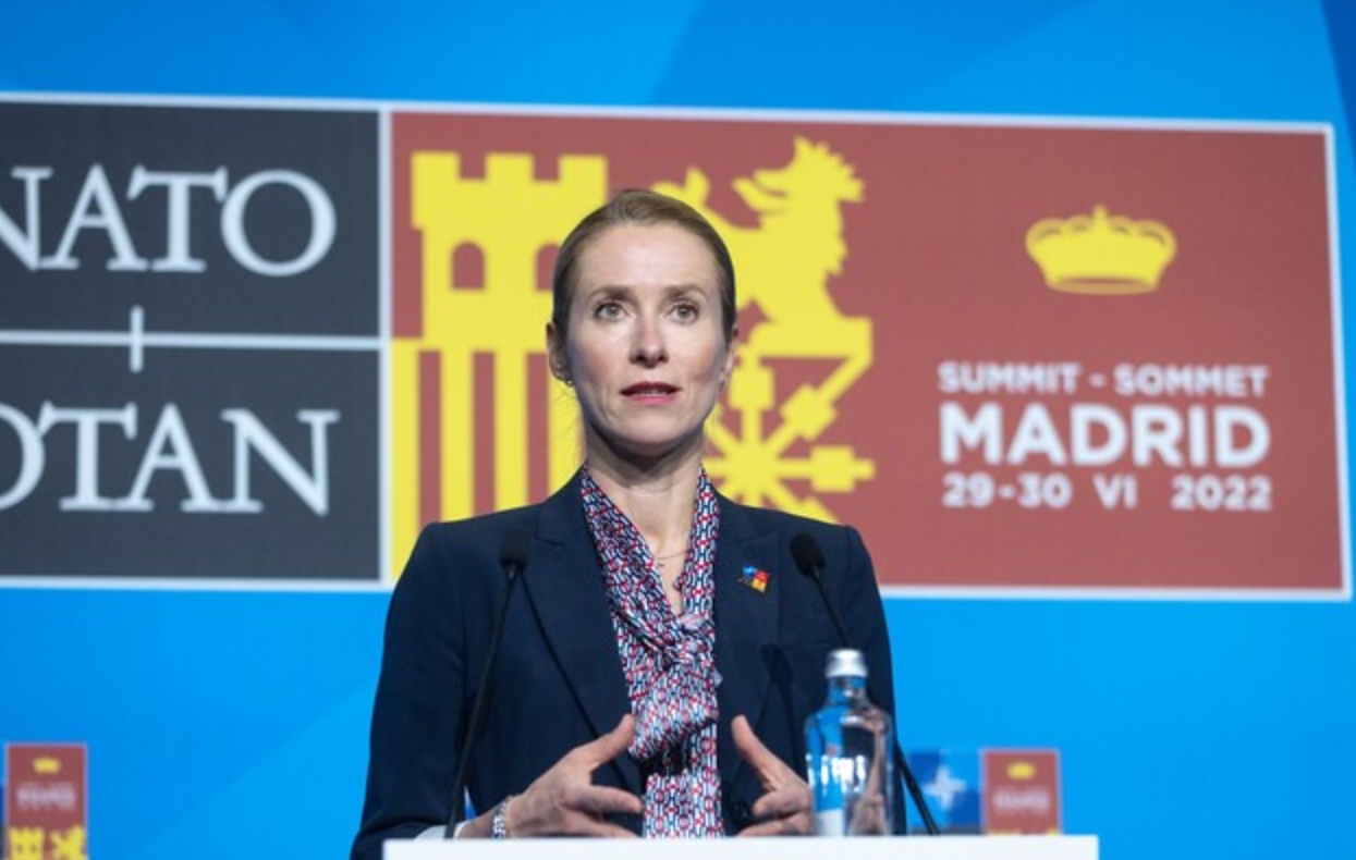 Kaja Kallas. Photo from the social network X