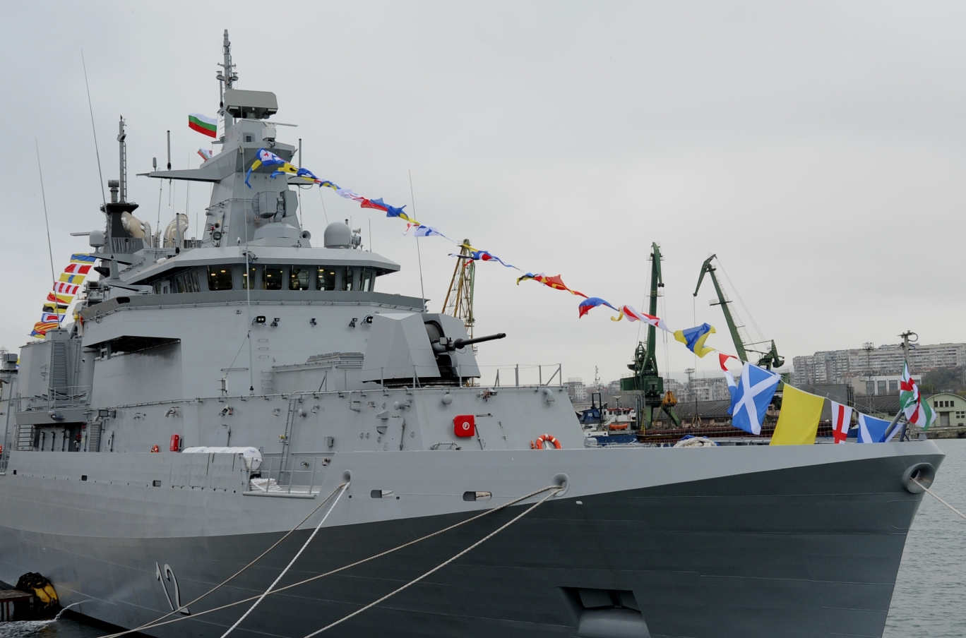 Bulgarian Navy Received its First National Ship in 100 Years