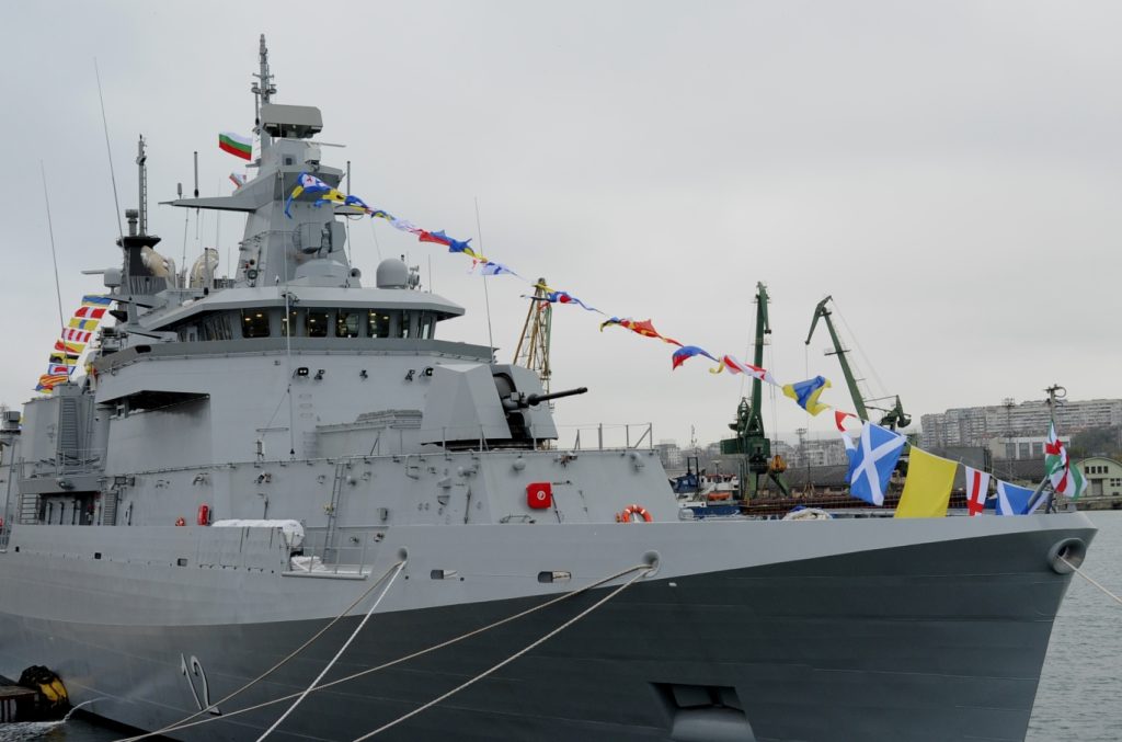 Болгарський багатоцільовий патрульний корабель Hrabri («Храбри») проєкту MMPV 90. Грудень 2025. Джерело: www.mod.bg
