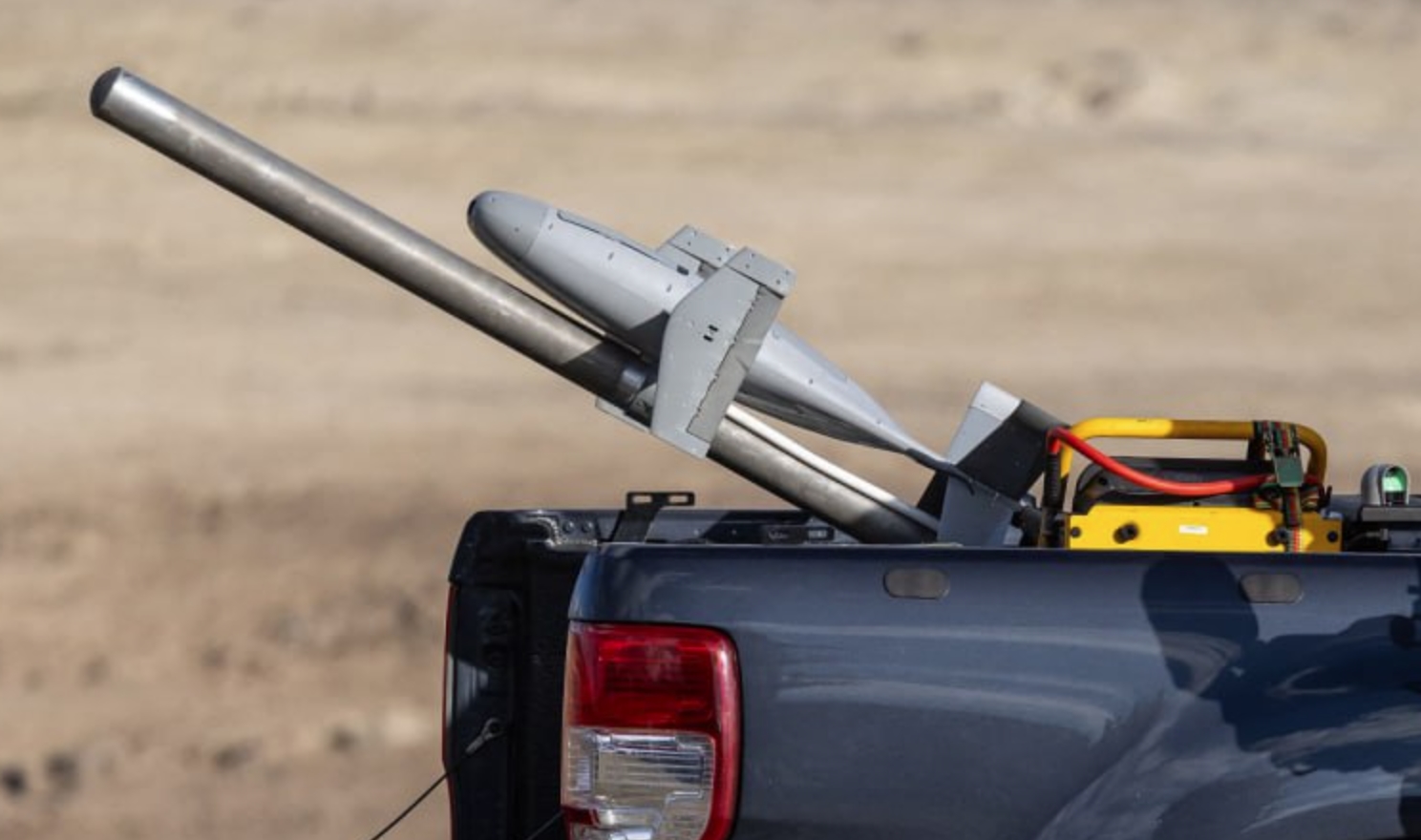 Surveyor interceptor drone of the Merops counter-drone system during exercises in Poland. November 2025. Photo credits: US Army