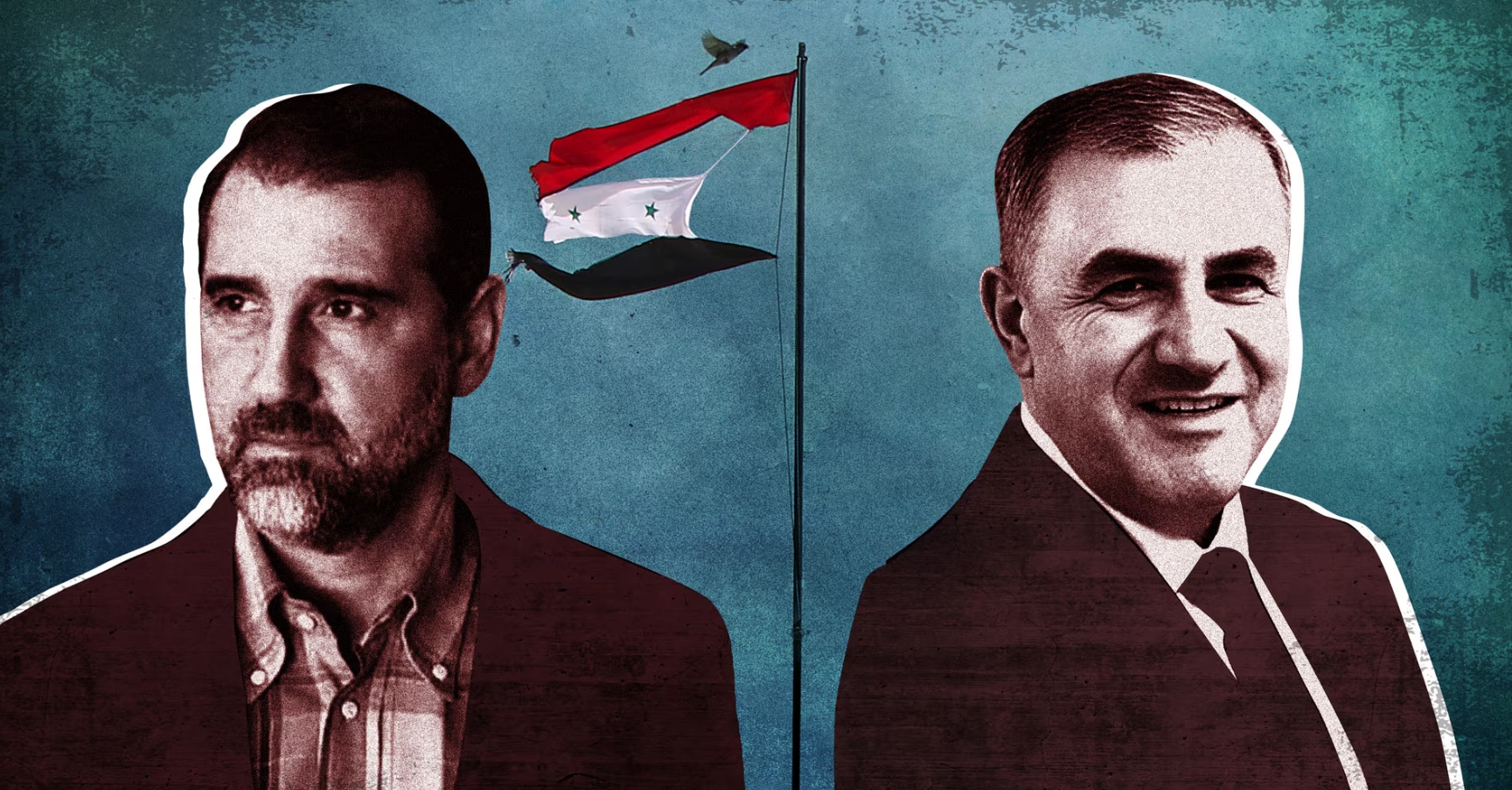 Рамі Махлуф (ліворуч) та Камаль Хассан (праворуч)