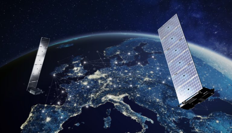 Starlink satellites. Photo credits: SpaceX