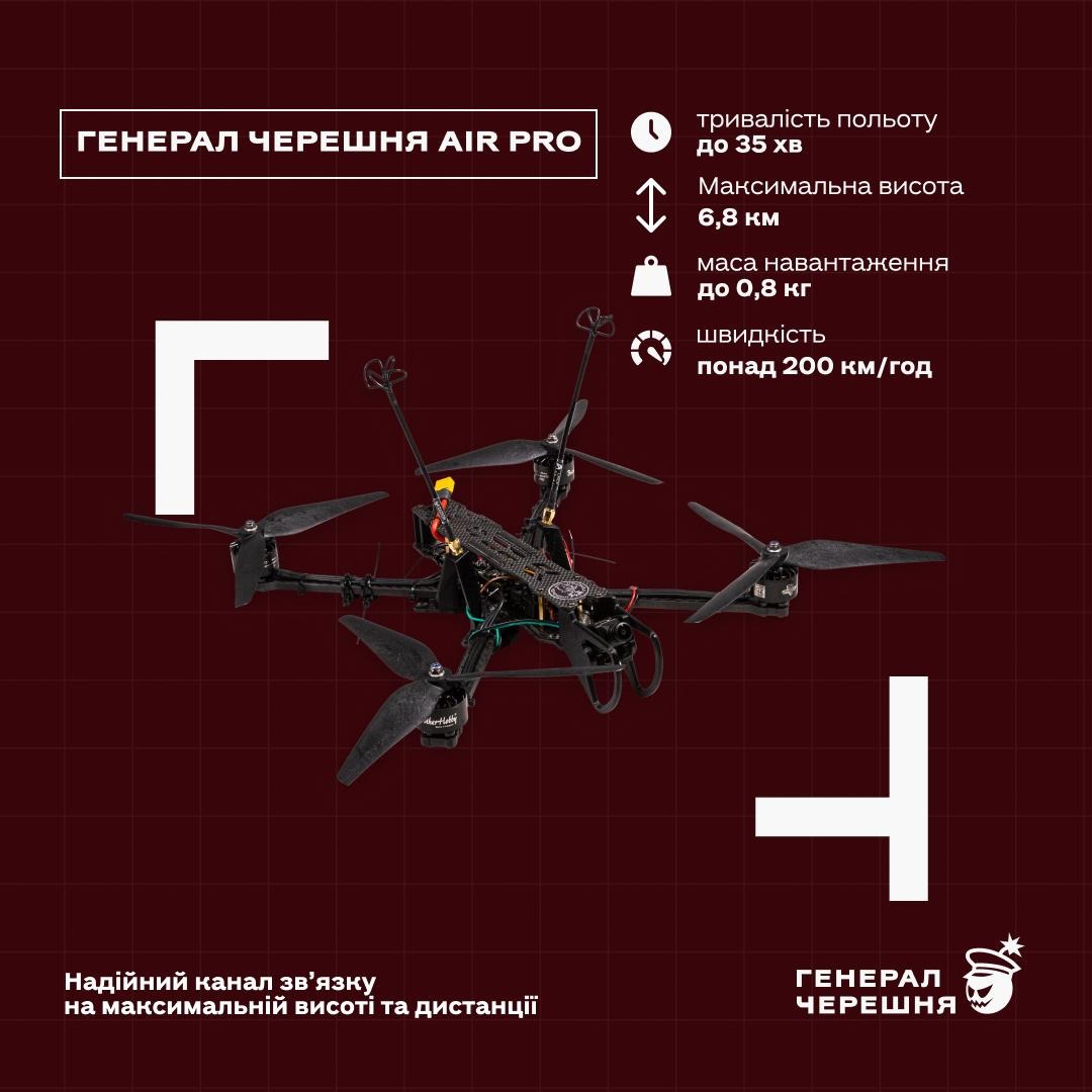 The AIR PRO interceptor drone. Photo credits: General Cherry Company