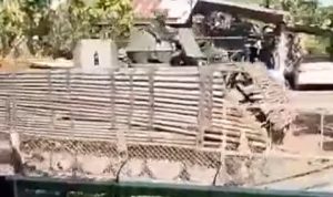 Thai Army Straps Logs to M113s for Invasion of Cambodia