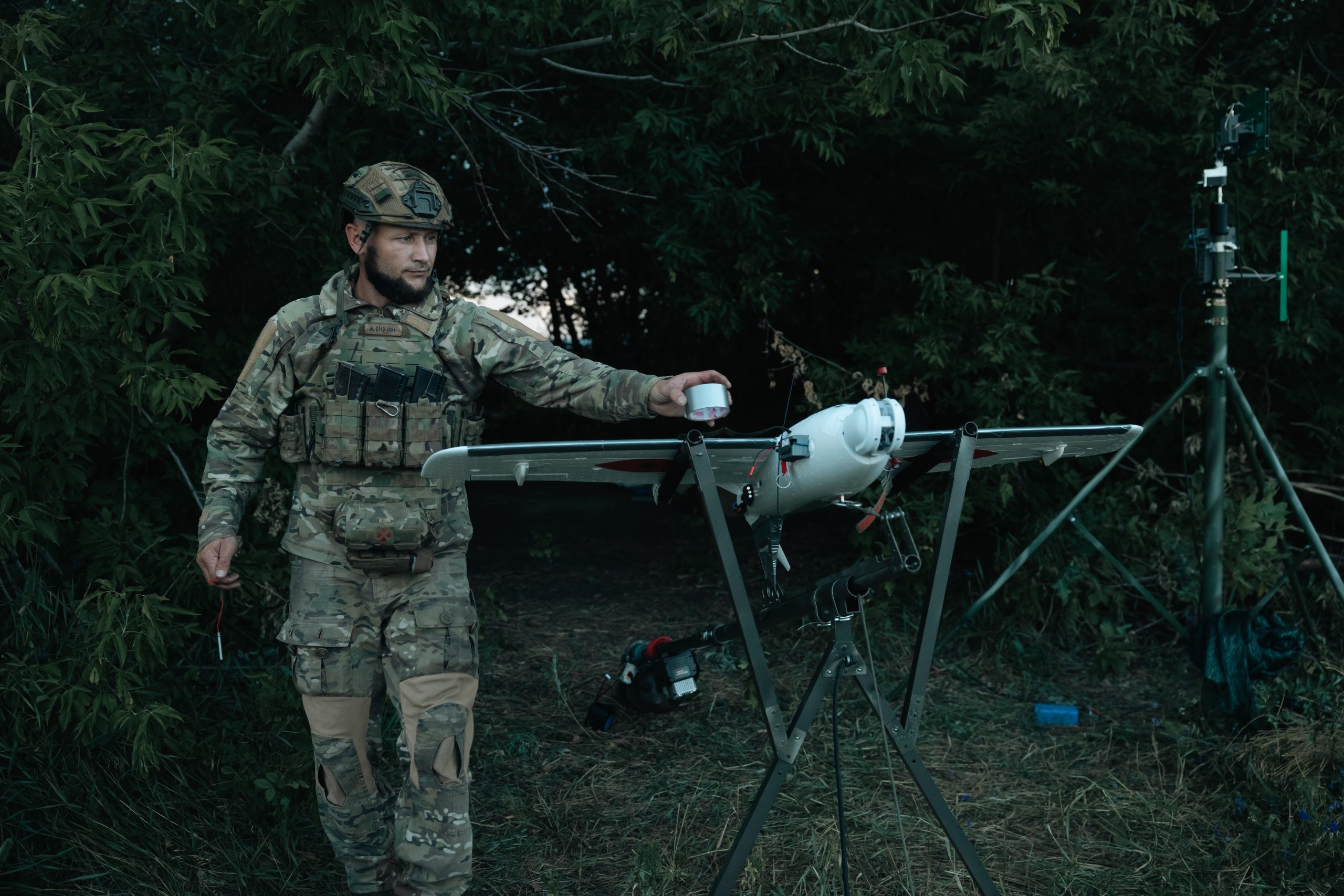 «Тарас-П» — українські безпілотники літакового типу, призначені для перехоплення ударних і розвідувальних безпілотних літальних апаратів. Джерело: Intellias