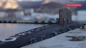 Russians Showed the Varshavyanka Submarine After a Ukrainian Drone Strike, but Concealed the Impact Site